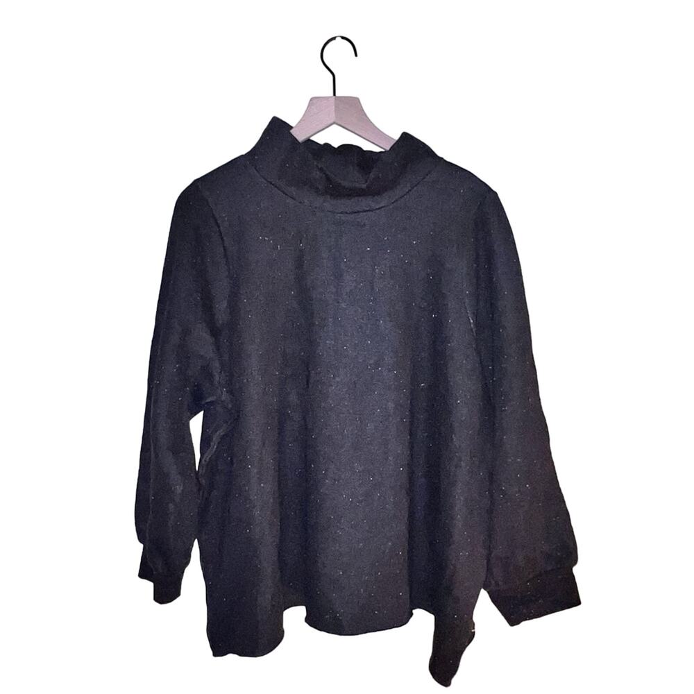 MADEWELL cotton blend turtleneck sweatshirt 2X